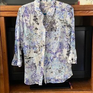 Quarter sleeve blouse